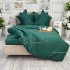 Lenjerie HoReCa, pat single, Damasc Finetat Deluxe, 4 piese, Jojo Home, Verde Smarald [9]
