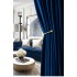 Set 2 draperii Blackout din catifea Albastru, 0.7m latime x 220cm inaltime, cu rejansa pentru sina [4]