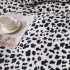 Lenjerie pat dublu, Super Pufoasa COCOLINO, 4 piese, Alb-Negru, animal print [10]