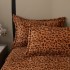 Lenjerie pat dublu, Super Pufoasa COCOLINO, 4 piese, Maro, animal print [12]