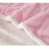 Patura CoCoLiNo tip Tricotaj cu blanita, 200x230cm, Roz [3]