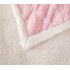 Patura CoCoLiNo tip Tricotaj cu blanita, 200x230cm, Roz [4]