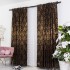  Set de 2 Draperii din Jacquard Satinat, Negru - Auriu, 1.4m latime x 2,7m inaltime, cu rejansa pt sina [9]