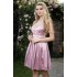 Rochie din Satin si Tulle Roz Bella [2]