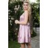 Rochie din Satin si Tulle Roz Bella [3]