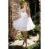 Rochie din Satin si Tulle Alb Bellisima [3]
