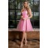Rochie cu corset si tulle, Roz, Alisa [3]