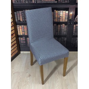 Set 6 huse universale pentru scaun, Gri