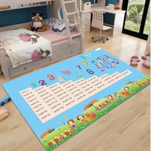 Covor copii 120x180cm pentru Dormitor si Living, Bleu