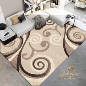 Covor 200x300cm pentru Dormitor si Living, Bej - Maro