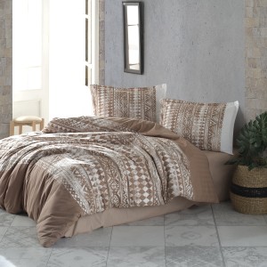 Lenjerie de pat ranforce Clasy king size (COZA V1)