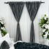 Set 2 Draperii din Catifea Plisata cu opacitate ridicata, Gri inchis, 200cm x 235cm, Rejansa pentru bara [5]