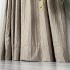 Set 2 draperii din Catifea Plisata cu opacitate ridicata, Bej nisipiu, 2m latime x 232cm inaltime, cu rejansa pentru bara [3]