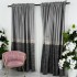 Set 2 Draperii Royal, tip panou 300cm latime x 232cm inaltime, Rejansa pt. bara, Gri cu Antracit, cu rejansa pt sina [2]