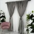 Set 2 Draperii Elite, tip panou 300cm latime x 232cm inaltime , Rejansa pt. bara , Gri [4]
