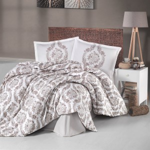 Lenjerie de pat ranforce Clasy king size (FLORESTA V1)