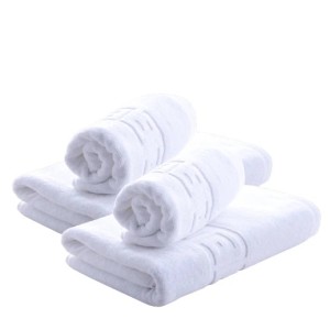 Set 4 Prosoape din 100% Bumbac Pakistanez, Alb Set 4 Prosoape din 100% Bumbac Pakistanez, Alb