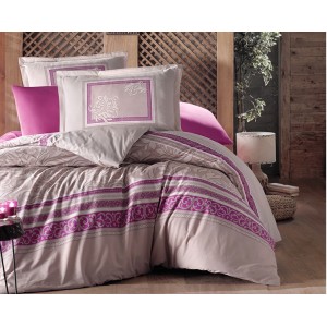 Lenjerie de pat ranforce Clasy king size (SIERRA V1)