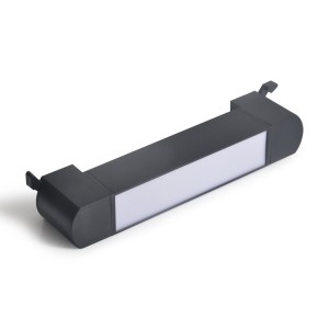 Proiector LED RFAN, Tip Banda, 10W, 4000K Lumina Neutra, Directionabil Pe Sina Monofazata, Negru