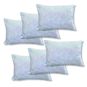 Set 6 perne dreptunghiulare 50x70cm Emboss (4+2 GRATIS), Fabricate in Romania, snake print bleu cu lila