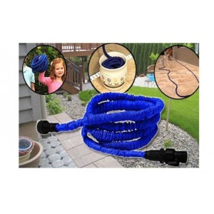 Furtun gradina extensibil, 60 metri, albastru, Magic Hose Furtun gradina extensibil, 60 metri, albastru, Magic Hose