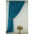 Draperie Blackout 80%, din catifea Bleu -100cm x 150cm, Tiv lat  [2]