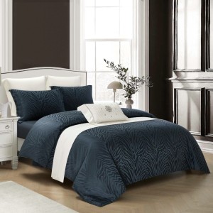 Lenjerie de Pat Dublu, Jacquard Finetat – 4 Piese, Luciu Satinat Rafinat și Confort Premium, Antracit Lenjerie de Pat Dublu, Jacquard Finetat – 4 Piese, Luciu Satinat Rafinat și Confort Premium, Antracit