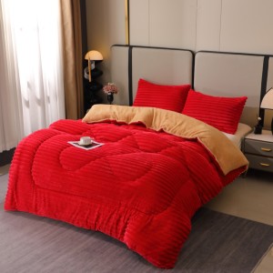 Pilota Groasă cu Fața din Blăniță Artificială de Iepure și Dos din Blăniță Sherpa Maro, Umplutură Vatelină Siliconică, 200x230 cm + 2 fete de perna 50x70cm - Confort Termic Premium și Eleganță pentru Nopți Racoroase, Rosu Pilota Groasă cu Fața din Blăniță Artificială de Iepure și Dos din Blăniță Sherpa Maro, Umplutură Vatelină Siliconică, 200x230 cm + 2 fete de perna 50x70cm - Confort Termic Premium și Eleganță pentru Nopți Racoroase, Rosu