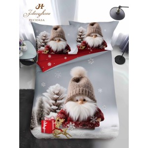 Lenjerie pat 1 PERSOANA, BUMBAC FINET, 4 piese, Identică cu Poza, Craciun, Gri, Roșu, spiridușul lui Moș Crăciun Lenjerie pat 1 PERSOANA, BUMBAC FINET, 4 piese, Identică cu Poza, Craciun, Gri, Roșu, spiridușul lui Moș Crăciun