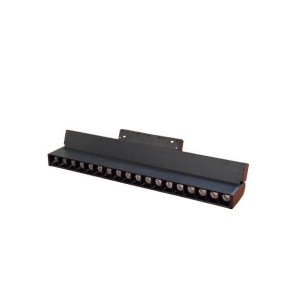 Grila LED Pliabila Sina Magnetica Incastrata, Lumina Neutra, 18W, Negru