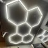 HoneyComb LED RFAN, 5 X Hexagon, Lumina Rece, 6500K, 192W [7]