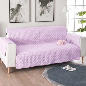 Cuvertura matlasata canapea 3 locuri, lila