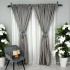 Set 2 bucati Draperie Lines, tip panou 3 metri latime , Gri Silver- 3m latime x 232 m inaltime , rejansa pt. bara  [5]