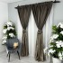 Set 2 Draperii Simplicity, tip panou 300cm x 232cm ,Rejansa pt. bara ,  Maro [6]