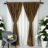 Draperie Soft Touch, cu Aspect Fin și Tenta Satinată, 140cm latime x 260cm înălțime, cu TIV LAT, Maro Bronz [5]
