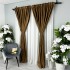 Draperie Soft Touch, cu Aspect Fin și Tenta Satinată, 140cm latime x 260cm înălțime, cu TIV LAT, Maro Bronz [6]