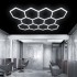 HoneyComb LED RFAN, 11 X Hexagon, Lumina Rece, 6500K, 368W [6]