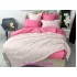 Lenjerie pat dublu,  FINET, 6 piese, Roz, inimioare [3]