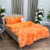 Lenjerie pat super pufoasa, COCOLINO Fluffy,  4 piese, Portocaliu degrade [2]