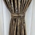 Set 2 Draperii Catifea CRETA cu insertii aurii - 150cm latime x 250cm inaltime, Rejansa pt. sina , Maro - V44 [7]