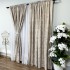 Set Draperii VENTI V1 din Jacquard model Nisip 200cm x240cm , Tiv lat ,GREJ [2]
