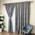 Draperie din Jacquard model Nisip, 140cm latime x 260cm înălțime, cu TIV LAT, GRI MEDIU [2]