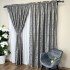Set 4 bucati Draperie VENTI V2 din Jacquard model Nisip, GRI INCHIS, 1.4m latime x 220cm inaltime, cu rejansa pantru sina [2]