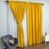 Set 2 Draperii VENTI V1 din Jacquard model Nisip - 200cm x 240cm, Tiv lat ,GALBEN [3]