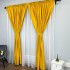 Set 2 Draperii VENTI V1 din Jacquard model Nisip - 200cm x 240cm, Tiv lat ,GALBEN [8]