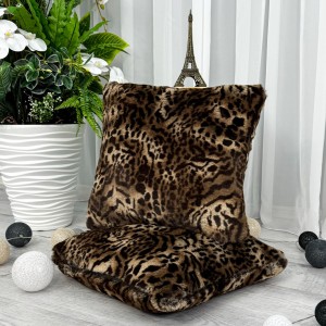 Perna decorativa, din blanita, Luxury Furr, Maro Ghepard