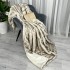 Patura cu blanița artificiala Luxury Furr 160x220cm - Bej Cafeniu [3]