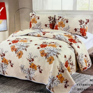 Cuvertură Pat Dublu, 3 Piese, Bumbac 100% Imprimat – Calitate Premium, cu Imprimeu Durabil, cod CSA-CV01 Cuvertură Pat Dublu, 3 Piese, Bumbac 100% Imprimat – Calitate Premium, cu Imprimeu Durabil, cod CSA-CV01