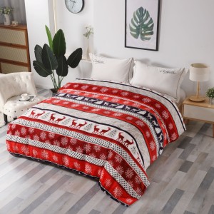 Patura pufoasa cocolino, 200x230cm, Craciun, Rosu, Alb, Gri, reni, fulgi de nea Patura pufoasa cocolino, 200x230cm, Craciun, Rosu, Alb, Gri, reni, fulgi de nea