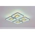 Lustra LED RFAN, Model M025-4, Cu Telecomanda, 3 Tipuri De Lumina Plus Lumina RGB, Intensitate Reglabila, 200W, Gri [3]